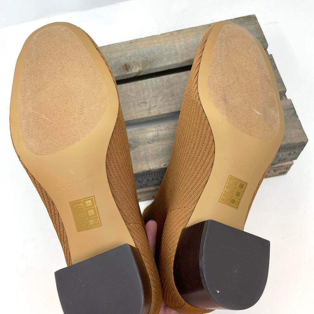 Everlane The Glove Boot In Toffee Tan ReKnit Size 11 New - Picture 9 of 10